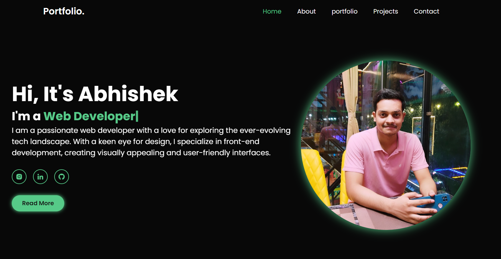 Portfolio Webpage 1.0
