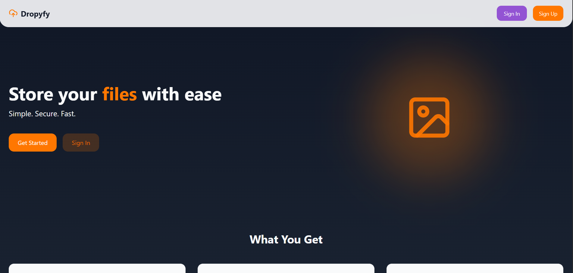 Dropyfy- Cloud Storage Platform